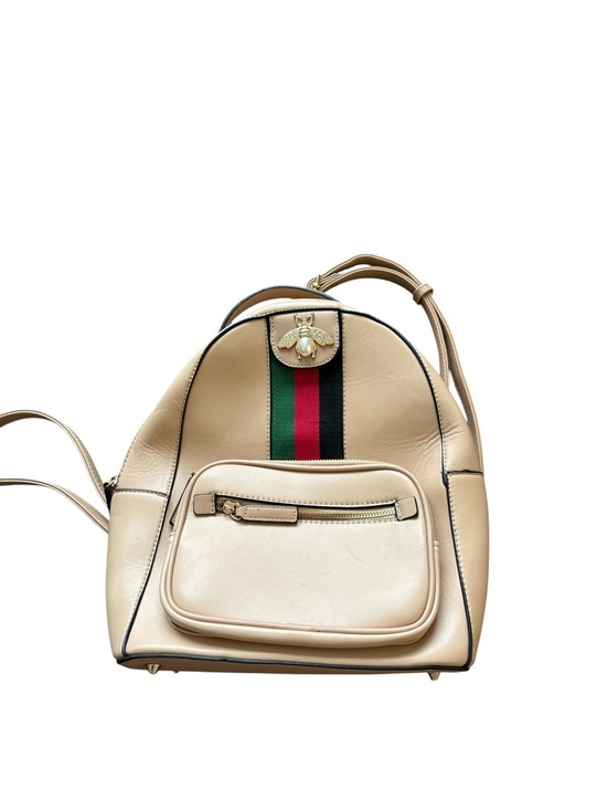 Handbags - Beige Bee backpack